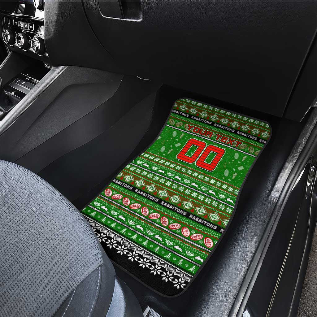 Rabbitohs Rugby Xmas Car Mats Australia NRL Mascot