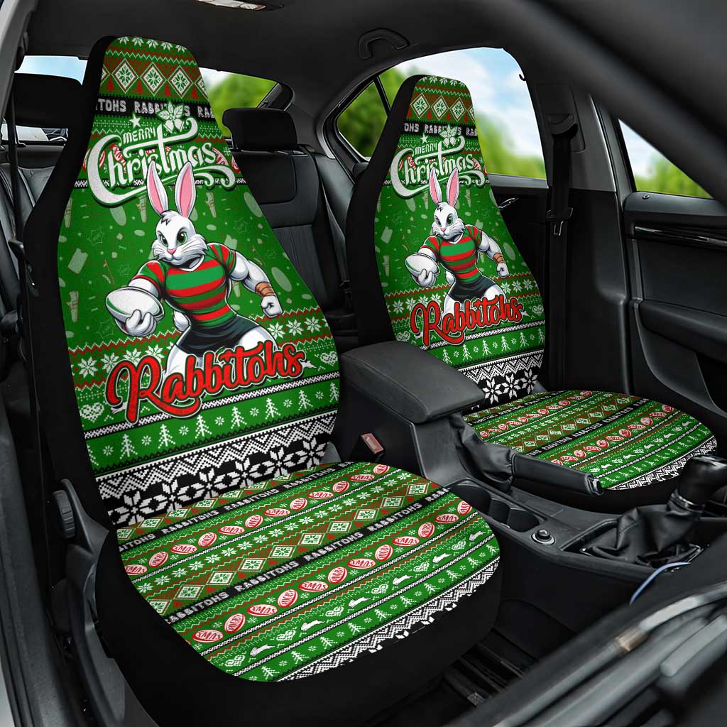 Rabbitohs Rugby Xmas Car Seat Cover Australia NRL Mascot