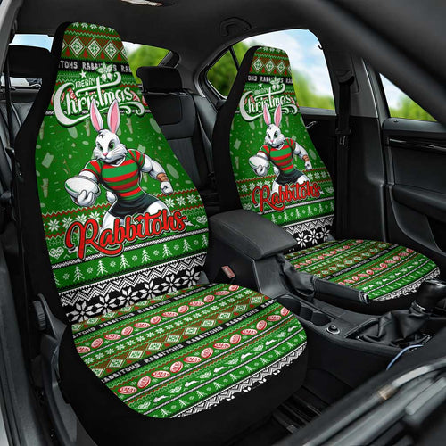 Rabbitohs Rugby Xmas Car Seat Cover Australia NRL Mascot