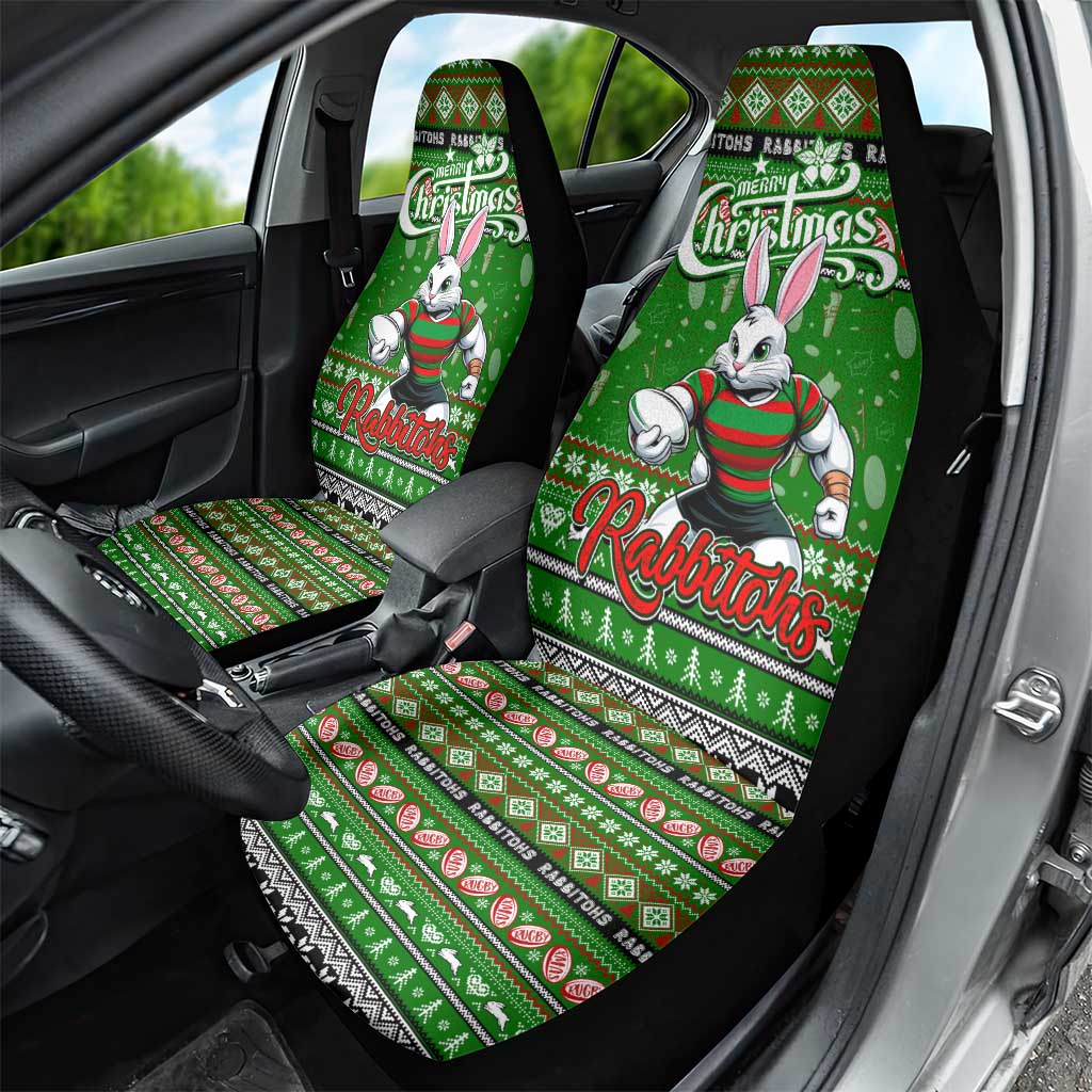 Rabbitohs Rugby Xmas Car Seat Cover Australia NRL Mascot
