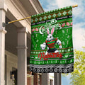 Rabbitohs Rugby Xmas Garden Flag Australia NRL Mascot