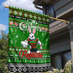 Rabbitohs Rugby Xmas Garden Flag Australia NRL Mascot