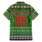 Personalized Rabbitohs Rugby Xmas Hawaiian Shirt Australia NRL Mascot
