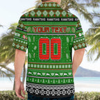Personalized Rabbitohs Rugby Xmas Hawaiian Shirt Australia NRL Mascot