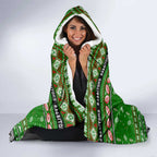 Rabbitohs Rugby Xmas Hooded Blanket Australia NRL Mascot