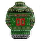 Personalized Rabbitohs Rugby Xmas Hoodie Australia NRL Mascot