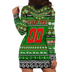 Personalized Rabbitohs Rugby Xmas Hoodie Dress Australia NRL Mascot