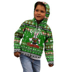 Personalized Rabbitohs Rugby Xmas Kid Hoodie Australia NRL Mascot