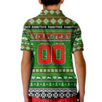 Personalized Rabbitohs Rugby Xmas Kid Polo Shirt Australia NRL Mascot