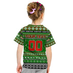 Personalized Rabbitohs Rugby Xmas Kid T Shirt Australia NRL Mascot