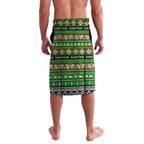 Personalized Rabbitohs Rugby Xmas Lavalava Australia NRL Mascot