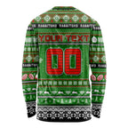 Personalized Rabbitohs Rugby Xmas Long Sleeve Shirt Australia NRL Mascot