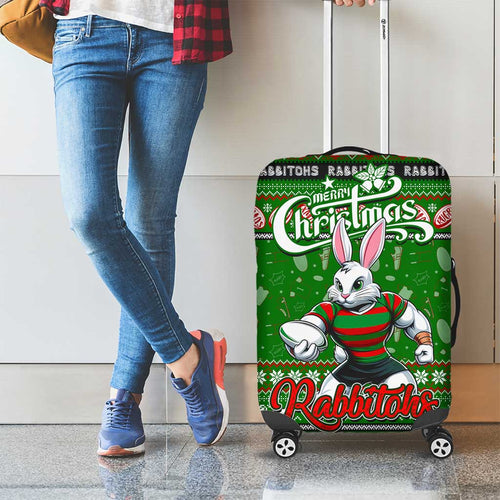 Rabbitohs Rugby Xmas Luggage Cover Australia NRL Mascot
