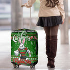 Rabbitohs Rugby Xmas Luggage Cover Australia NRL Mascot