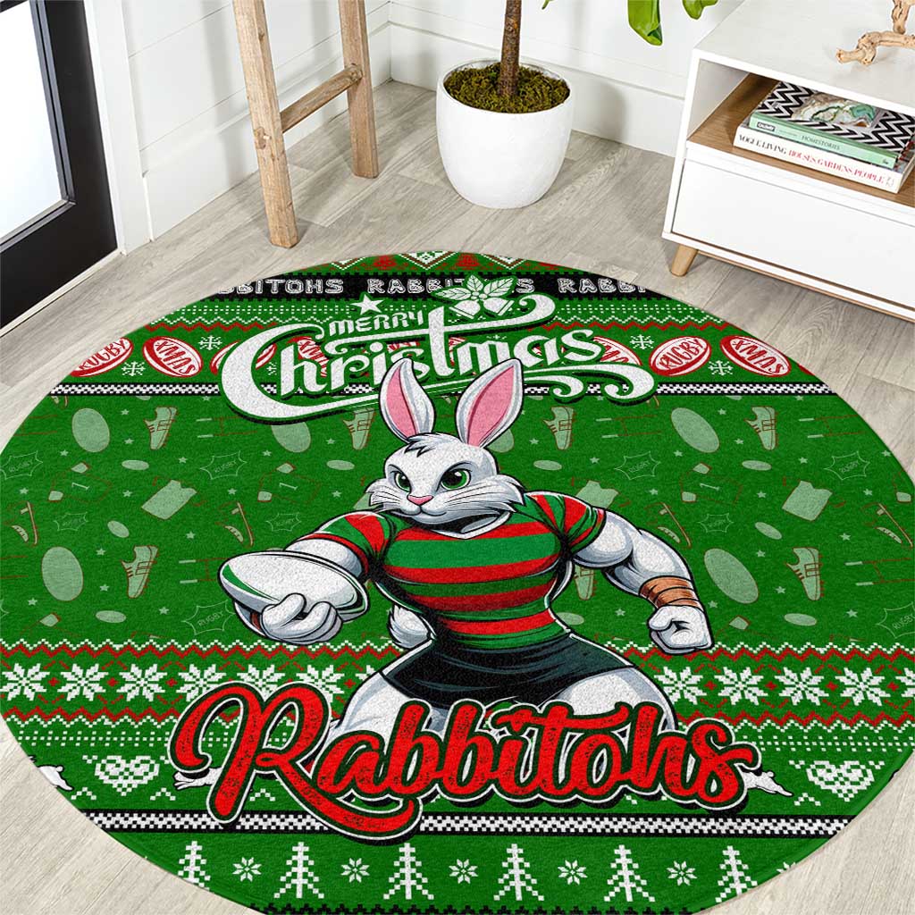 Rabbitohs Rugby Xmas Round Carpet Australia NRL Mascot