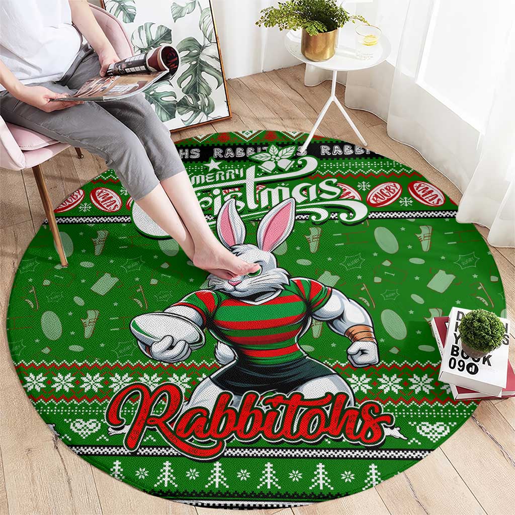Rabbitohs Rugby Xmas Round Carpet Australia NRL Mascot