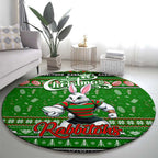 Rabbitohs Rugby Xmas Round Carpet Australia NRL Mascot