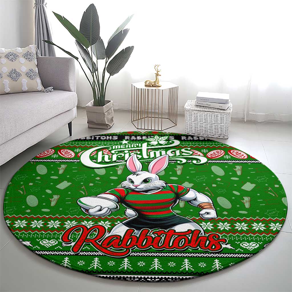 Rabbitohs Rugby Xmas Round Carpet Australia NRL Mascot