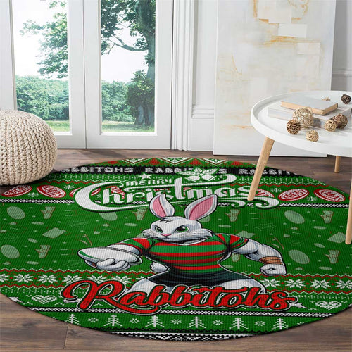 Rabbitohs Rugby Xmas Round Carpet Australia NRL Mascot