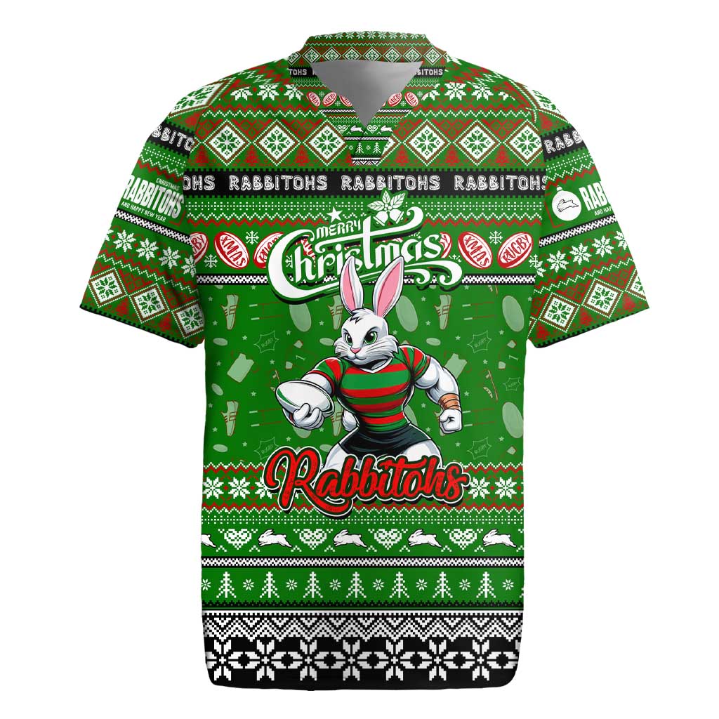 Personalized Rabbitohs Rugby Xmas Rugby Jersey Australia NRL Mascot