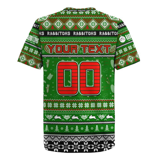 Personalized Rabbitohs Rugby Xmas Rugby Jersey Australia NRL Mascot