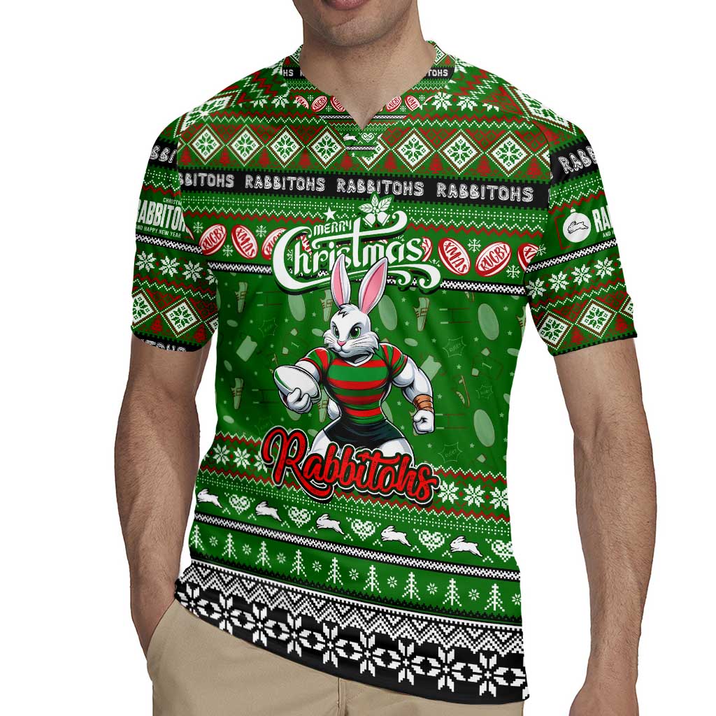Personalized Rabbitohs Rugby Xmas Rugby Jersey Australia NRL Mascot