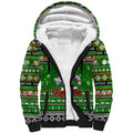 Personalized Rabbitohs Rugby Xmas Sherpa Hoodie Australia NRL Mascot