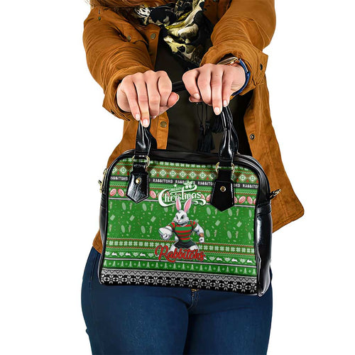 Rabbitohs Rugby Xmas Shoulder Handbag Australia NRL Mascot