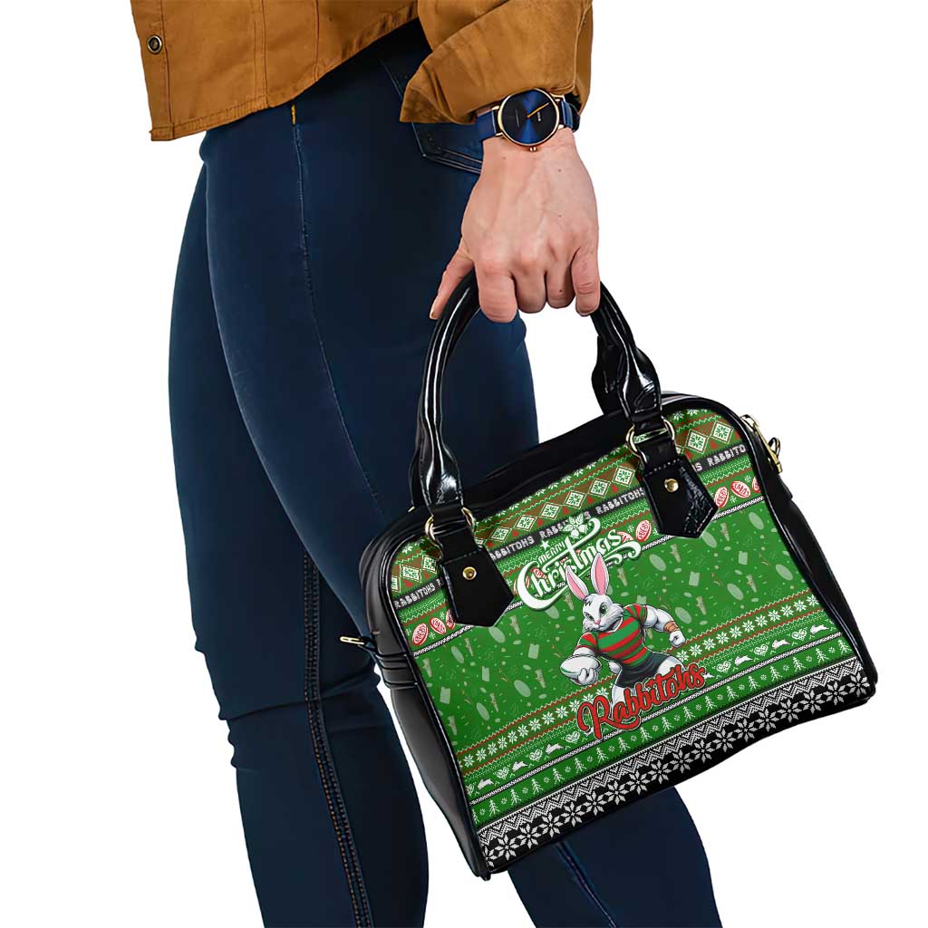 Rabbitohs Rugby Xmas Shoulder Handbag Australia NRL Mascot