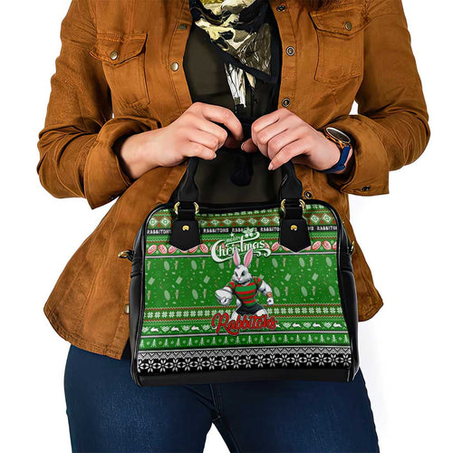Rabbitohs Rugby Xmas Shoulder Handbag Australia NRL Mascot