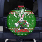 Rabbitohs Rugby Xmas Spare Tire Cover Australia NRL Mascot
