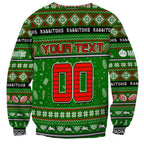 Personalized Rabbitohs Rugby Xmas Sweatshirt Australia NRL Mascot