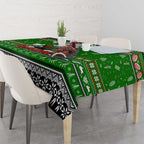 Rabbitohs Rugby Xmas Tablecloth Australia NRL Mascot