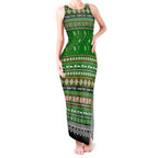 Personalized Rabbitohs Rugby Xmas Tank Maxi Dress Australia NRL Mascot