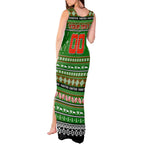 Personalized Rabbitohs Rugby Xmas Tank Maxi Dress Australia NRL Mascot