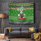 Rabbitohs Rugby Xmas Tapestry Australia NRL Mascot
