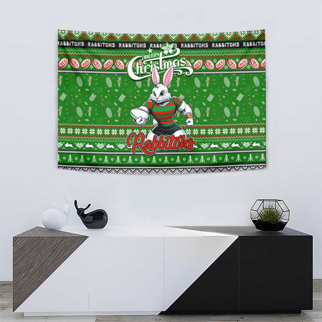 Rabbitohs Rugby Xmas Tapestry Australia NRL Mascot