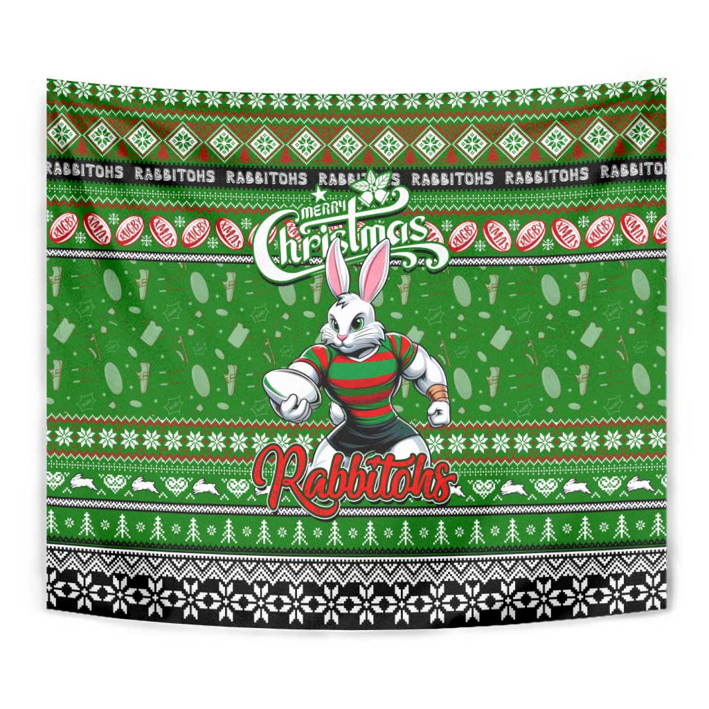 Rabbitohs Rugby Xmas Tapestry Australia NRL Mascot