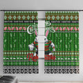 Rabbitohs Rugby Xmas Window Curtain Australia NRL Mascot