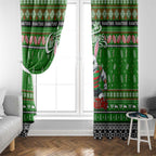 Rabbitohs Rugby Xmas Window Curtain Australia NRL Mascot