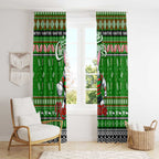 Rabbitohs Rugby Xmas Window Curtain Australia NRL Mascot