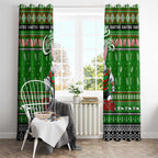 Rabbitohs Rugby Xmas Window Curtain Australia NRL Mascot