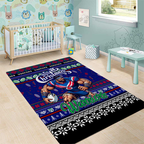 New Zealand Warriors Rugby Xmas Area Rug Australia NRL Mascot