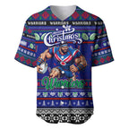 Personalized New Zealand Warriors Rugby Xmas Baseball Jersey Australia NRL Mascot