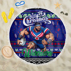 New Zealand Warriors Rugby Xmas Beach Blanket Australia NRL Mascot