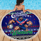 New Zealand Warriors Rugby Xmas Beach Blanket Australia NRL Mascot