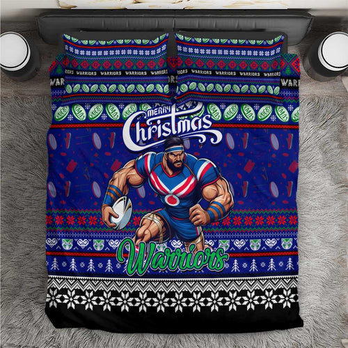 New Zealand Warriors Rugby Xmas Bedding Set Australia NRL Mascot