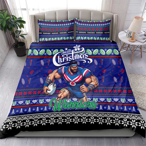 New Zealand Warriors Rugby Xmas Bedding Set Australia NRL Mascot