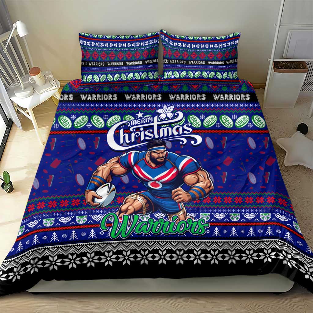 New Zealand Warriors Rugby Xmas Bedding Set Australia NRL Mascot