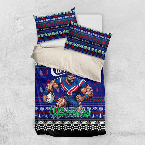 New Zealand Warriors Rugby Xmas Bedding Set Australia NRL Mascot